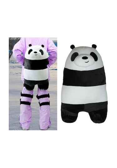 Homyl Snowboard Paten Açık Spor Için Kayak Panda-kalça-pedi Panda Kalça Pedi Çok Renkli