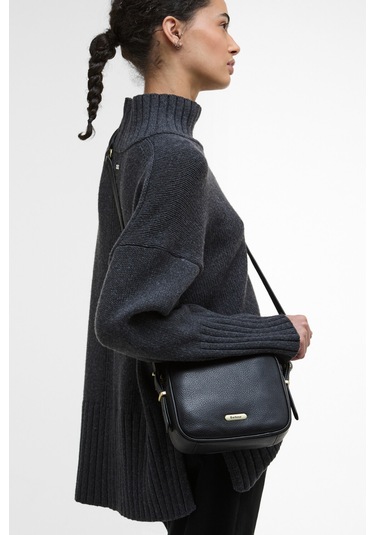 Barbour Daphne Deri Çapraz Çanta Bk11 Black Siyah