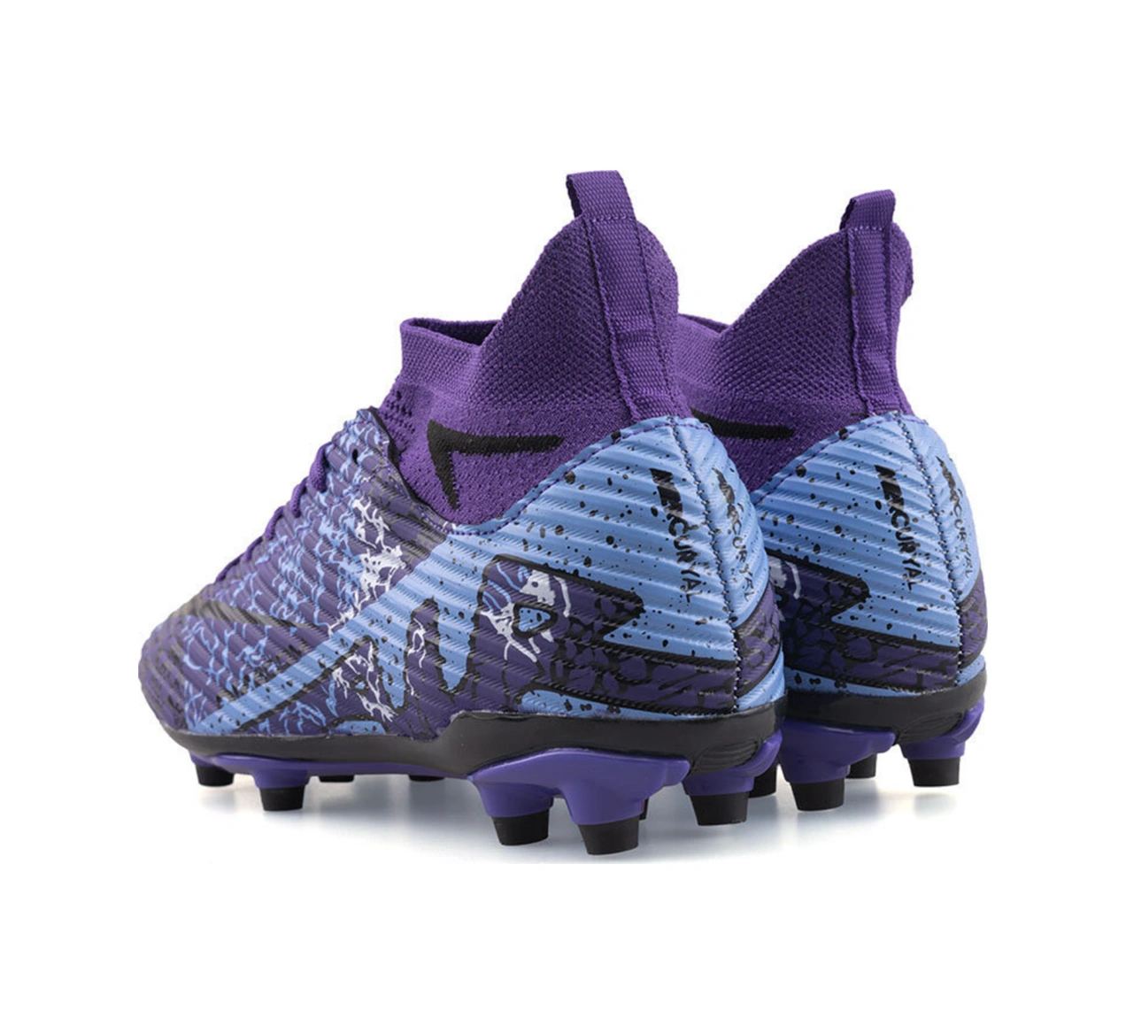 Laliga Air 600 Mdl. Mor-siyah 36-40 Krampon Futbol Ayakkabı Mor