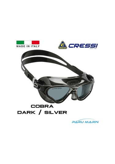 Parumarin Cressi Cobra Dark / Silver Yüzücü Gözlüğü