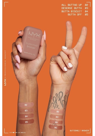 Nyx Professional Makeup Buttermelt Bronzer 02 All Buttad Up