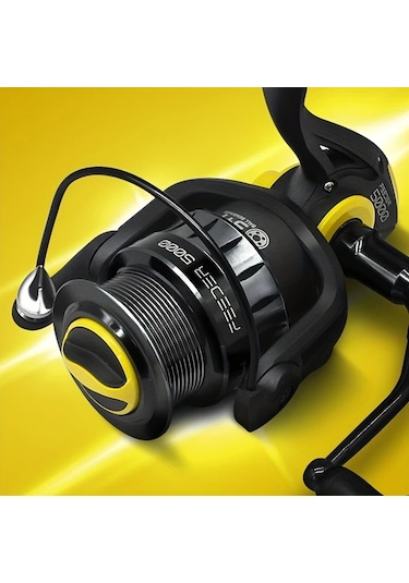 Xuweiwei Yz Serisi Döner Balıkçılık Makinesi Sku 6000 Tuzlu Tatlı Su Alüminyum Çerçeve Yüksek Performans Değiştirilebilir Hız Kılavuzları Ergonomik Siyah Mavi