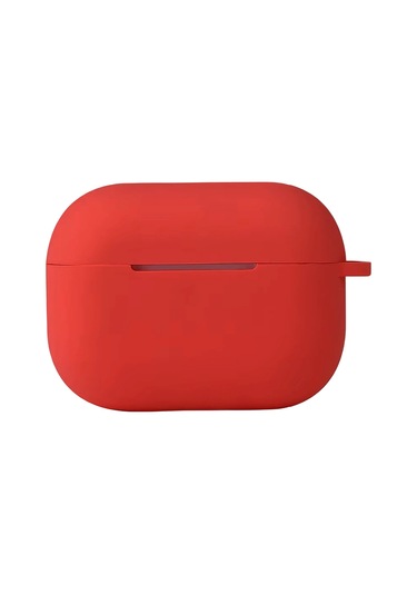 Apple Airpods Pro 3 İle Uyumlu Kılıf Standart Yumuşak Silikon Case Kırmızı