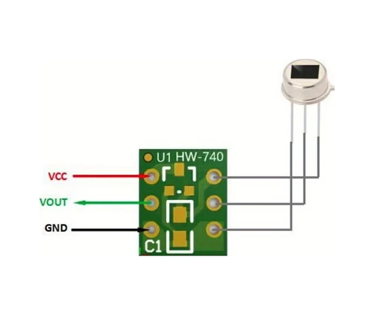 Willowhaven 4 Adet Am312 Mini Sensör Hc-sr312 Pır Hareket Dedektörü 2.7-12v Dıy Eğitim