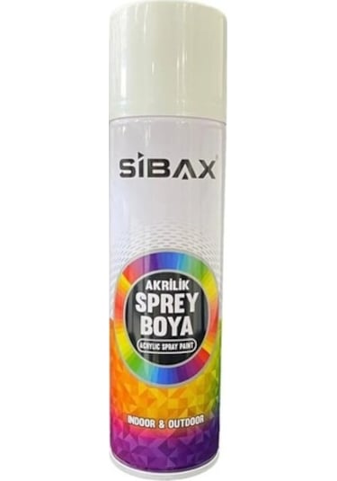 Sibax Akrilik Sprey Boya Ral 9006 Gümüş Gri 250 Ml