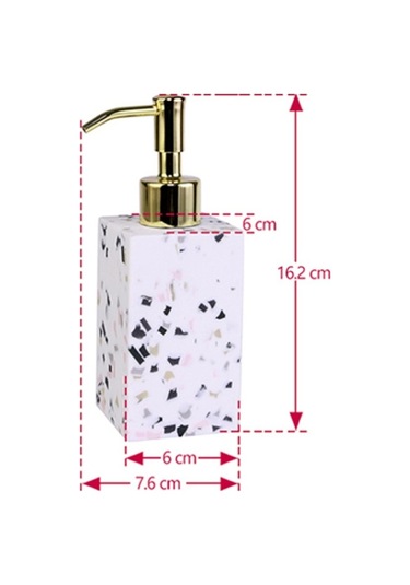 200ml El Yıkama Sıvısı Şişesi Terrazzo Desen Banyo Malzemeleri Losyon Şişesi Sabun Şişesi Taşınabilir Sabunluklar