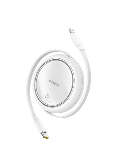 Baseus Free2pull 20w Usb-c To Lightning Kablo, Beyaz 100 Cm
