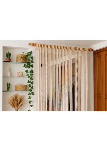 Makrome Çubuğu Ham Ahşap 100 Cm. Uzunluk 10 Mm. Çap 3 Adet