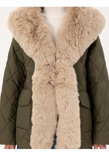 Pierre Cardin Kadın Haki Mont 50290325-vr027 Haki