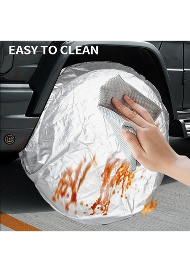 Besthome1 Karavan Ve Kamp Aracı Lastik Kılıfı Uv Koruma, Toz Geçirmez, 4 Lü Set, 73cm Çap 27-29 İnç