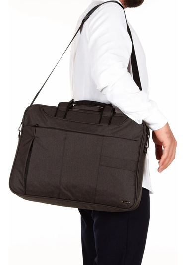 Kingstone Keten Notebook Laptop Evrak Çantası Siyah- 17 İnç