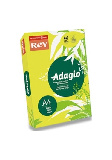 Doğan Renkli Kağıt Floresan Sarı A4 80gr Fosforlu