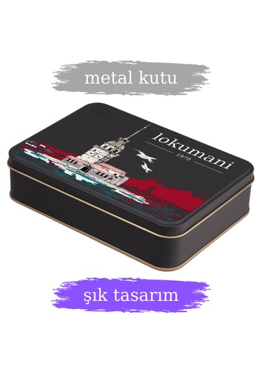 Lokumani Karışık Antep Fıstıklı Parmak Lokum 820 G