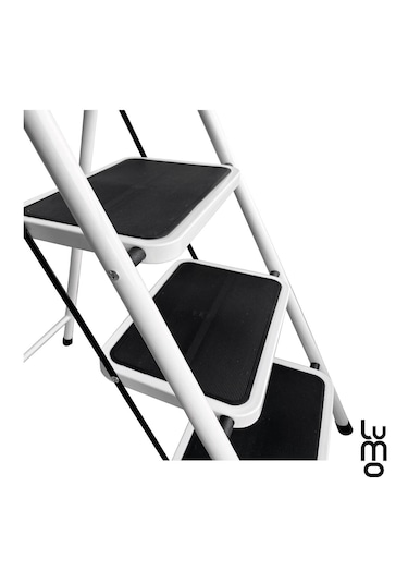 5 Basamaklı Katlanır Merdiven Kaymaz Geniş Basamaklı Ev & Mutfak Tipi 150 Kg Kapasite Emniyetli 1 Adet