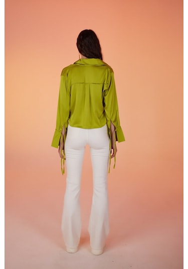 Holly Lolly Cutout Jean Pantolon Beyaz