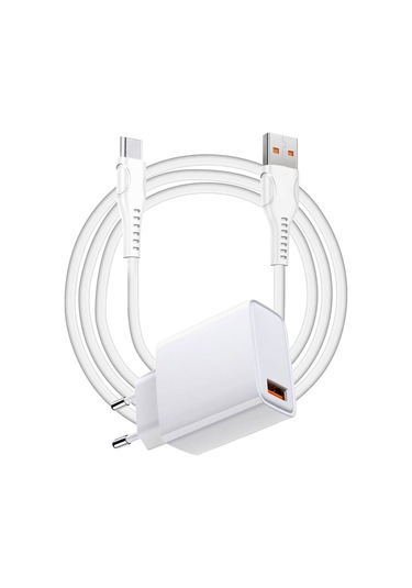 Tonex 20w 4a Usb-a To Type-c Kablolu Şarj Aleti Beyaz