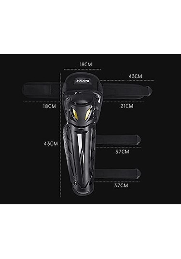 Motosiklet Ve Bisiklet Lüx Dizlik Ce Sertifikalı Koruma Mafsallı Motor Dizliği