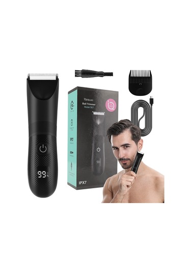 Erkekler İçin Su Geçirmez Ve Şarj Edilebilir Vücut Kılı Kesme Makinesi