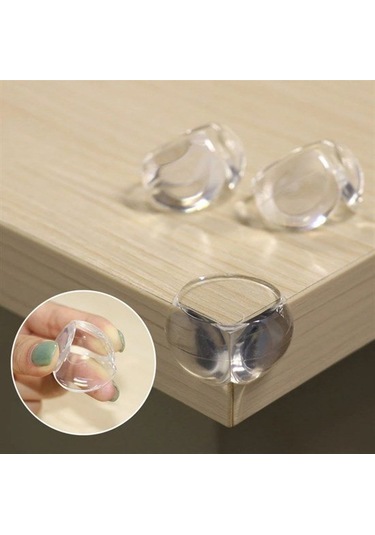 Bebek Çocuk Yumuşak Ve Esnek Dairesel Şeffaf Yapışkanlı Güvenlik