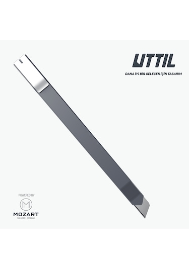 UTTIL Ptuk07-ns Cep Tipi 9 Mm Segmentsiz Metal Maket Bıçağı