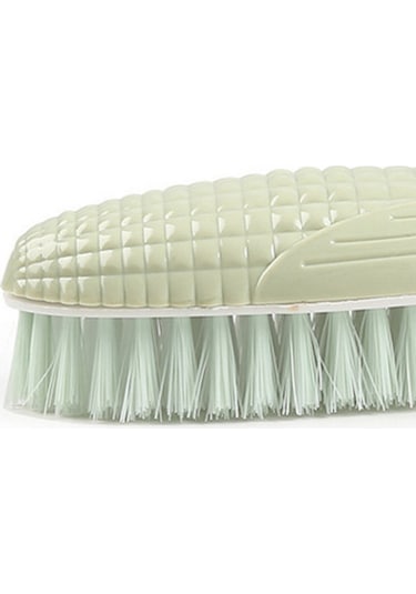 Skycity Yumuşak Tüylü Makyaj Fırçası, Çok Amaçlı Mısır Şekilli Temizlik Aleti, Ev İçi Ayakkabı Fırçası, Yeşil