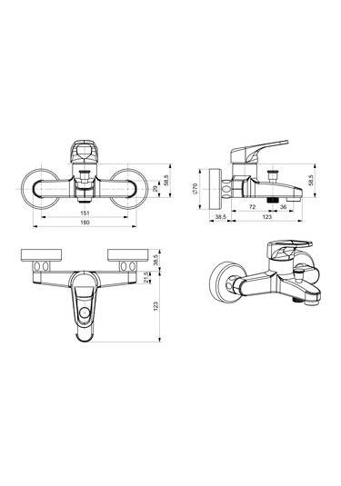 Layer Banyo Bataryası KROM