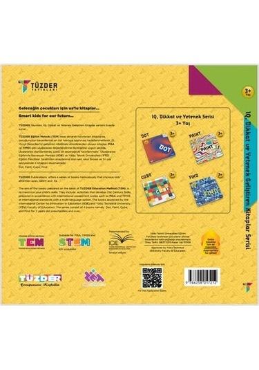 4'lü Set Dot-paint-cube-find / Iq Dikkat Ve Yetenek Geliştiren Kitaplar