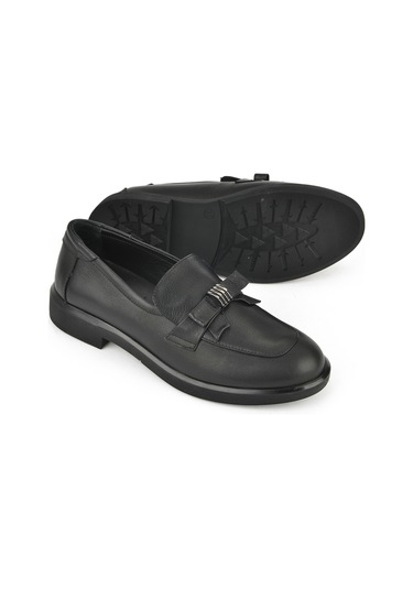 Ziya, Kadın Hakiki Deri Ayakkabı 1531050z26103410k Siyah 1531050z26103410k 000 Siyah