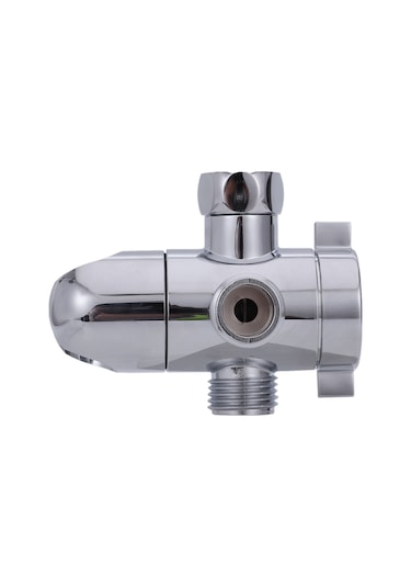 Lebıhmurah Bf981 Quanbu 3 Yollu Su Ayırıcı Üç Delikli El Duş Tutucu Ve Duş Başlığı Duş Kolu 3 Yollu Yön Değiştirici Musluk Krom Gümüş