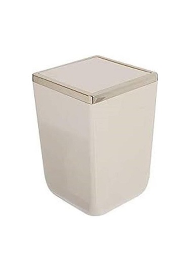 Primanova Çöp Kovası Kapaklı Bej Altın M-Sa05-09-A Bej