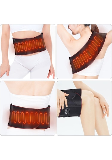 Leezsing Kadınlar İçin Adet Isıtma Pedi Alt Sırt Ağrısı Kadınlar Ve Erkekler İçin Isıtmalı Bel Kemeri Bel Omurgası Artrit Gerilmeler Burkulmalar 3 Is-607 Çok Renkli