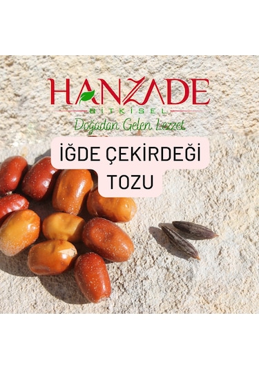 Hanzade Bitkisel İğde Çekirdeği Tozu Taze Öğütülmüş  500 G