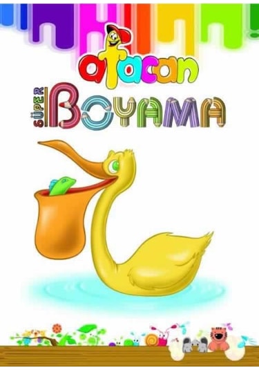 Ata Afacan Süper Kalın Boyama Kitabı 8