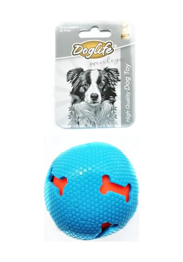 Doglife Sesli Kauçuk Top Köpek Oyuncağı 7.5 CM