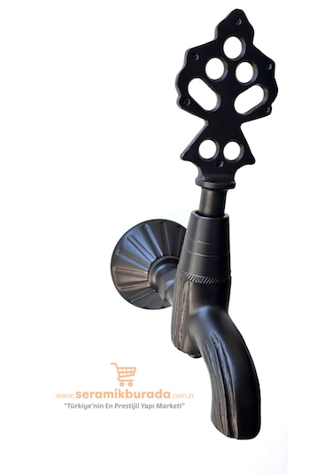 Lpd Osmanlı Musluğu Siyah Mat Siyah