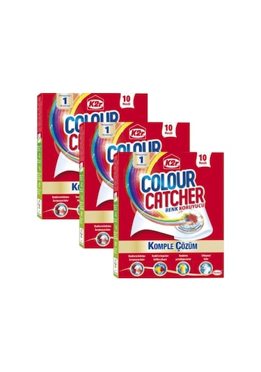 Colour Catcher Renk Koruyucu Mendil 10'lu 3 Paket