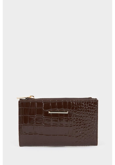 Defacto Kadın Suni Deri Cüzdan F6647axnsbn66 Kahve