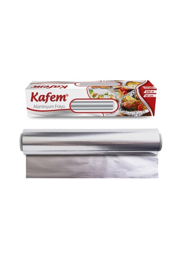 Kafem Aluminyum Folyo 30 CM x 100 M 10mic 4 Paket