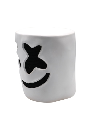 Marshmello Maskesi Dj Baş Örtüsü Cosplay Kaskı Parti Kostüm Aksesuarı  Aksesuarları