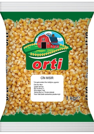 Orti Patlamalık Cin Mısır 1 KG