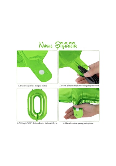 Mini 3lü Dinazor Folyo Balon Set