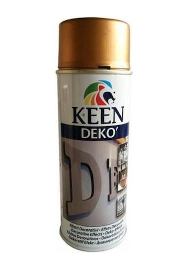 Deko Sprey Boya Metallic Antique Gold