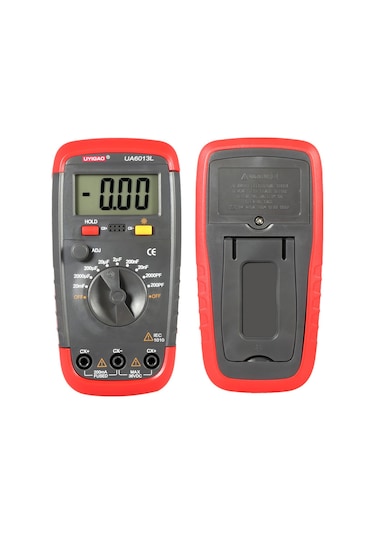 Springsun Profesyonel Kablolar Ve Anahtarlar İçin Yoğun Ölçüm Aralığına Sahip Yüksek Doğruluklu Dijital Kapasite Ölçer Pil Dahil Değil Kırmızı