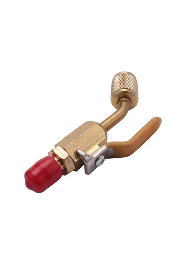 Ulzyvf Twexqny-r410a R134a Klima Şarj Hortumları Hvac 1/4 İnç Ac Soğutucu Akışkan İçin Pirinç Kapatma Vanası, Klima Bakım Seti İle