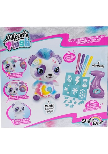 Airbrush Plush Peluş Panda