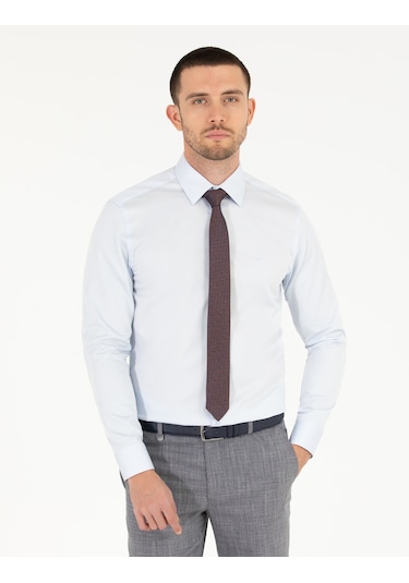 Pierre Cardin Erkek Açık Mavi Basic Gömlek 50268201-vr003 Açık Mavi