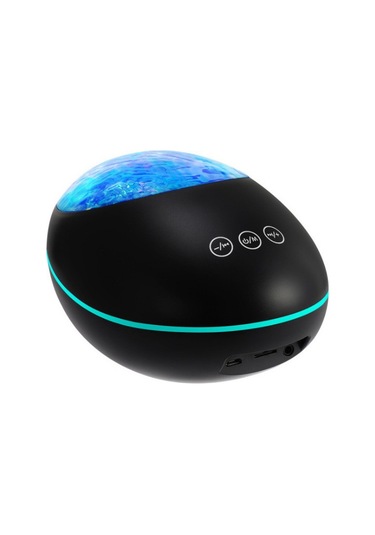 Jeehugo Siyah Usb Kumandalı 0.3w Mavi Renkli Deniz Yıldızı Işıklı Projeksiyon Lambası - Ev Dekorasyonu Ve Gündüz Kullanıma Uygun Siyah