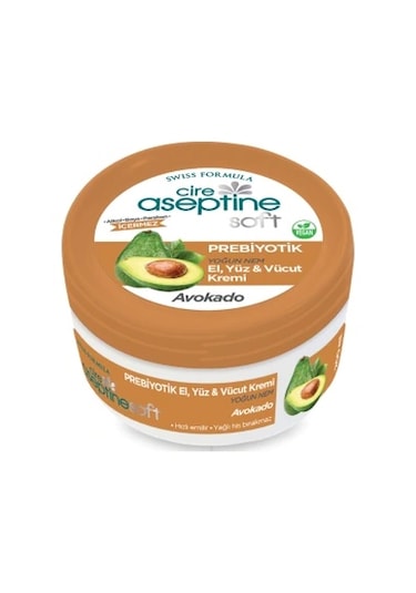 Cire Aseptine Soft Avokado Prebiyotik Nemlendirici Bakım Kremi 300 ML