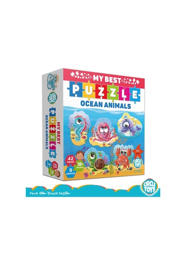 Circle Toys My Best Puzzle Ocean Animals