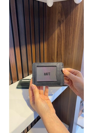 Mft Leather Hakiki Deri Mıknatıslı Kartlık Mona 1103 Siyah